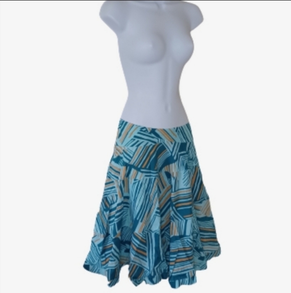 Odille Abstract Skirt from Anthropologie, sz 4